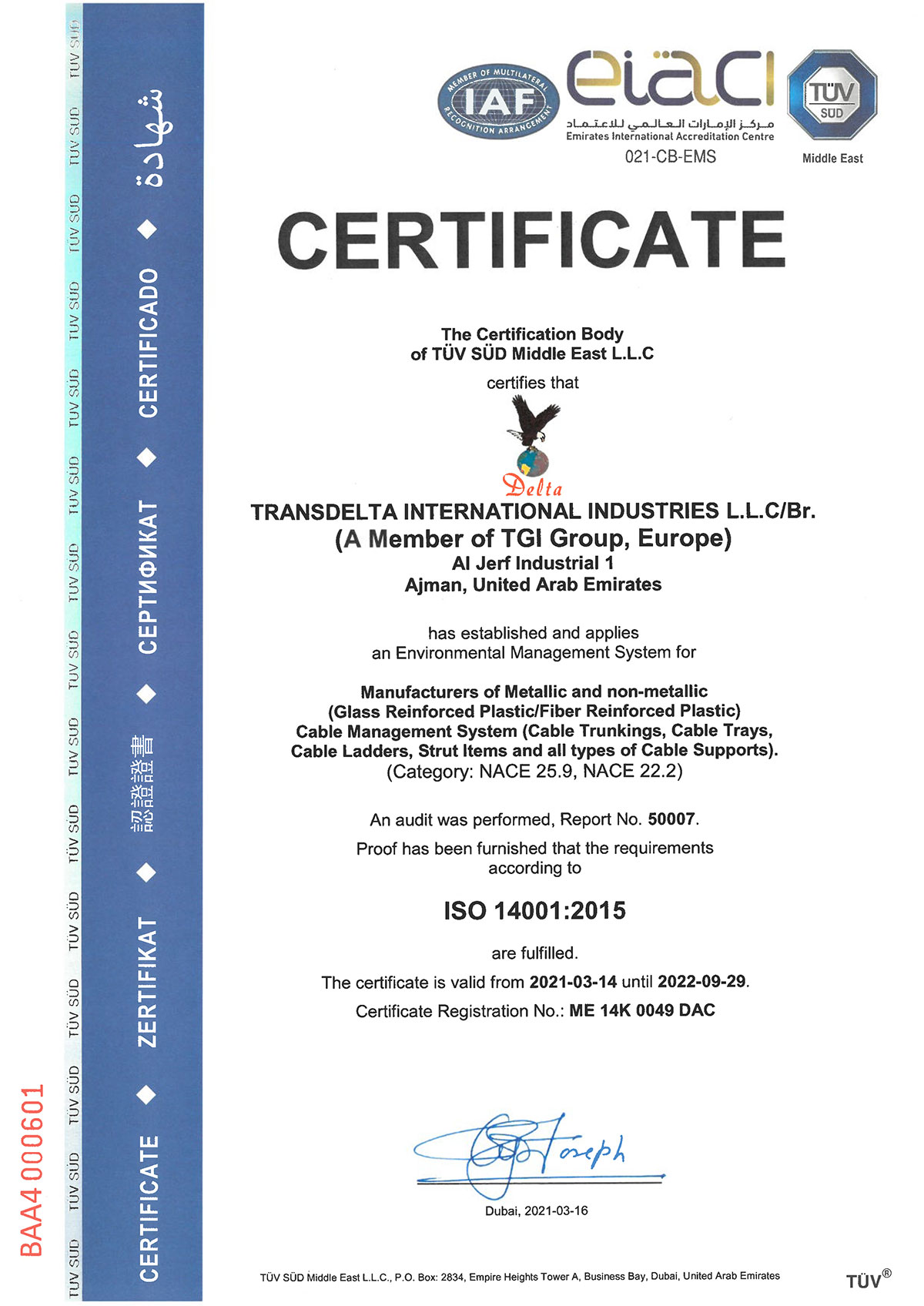 TRANSDELTA-INTERNATIONAL-INDUSTRIES-L.L.C—ISO-14001